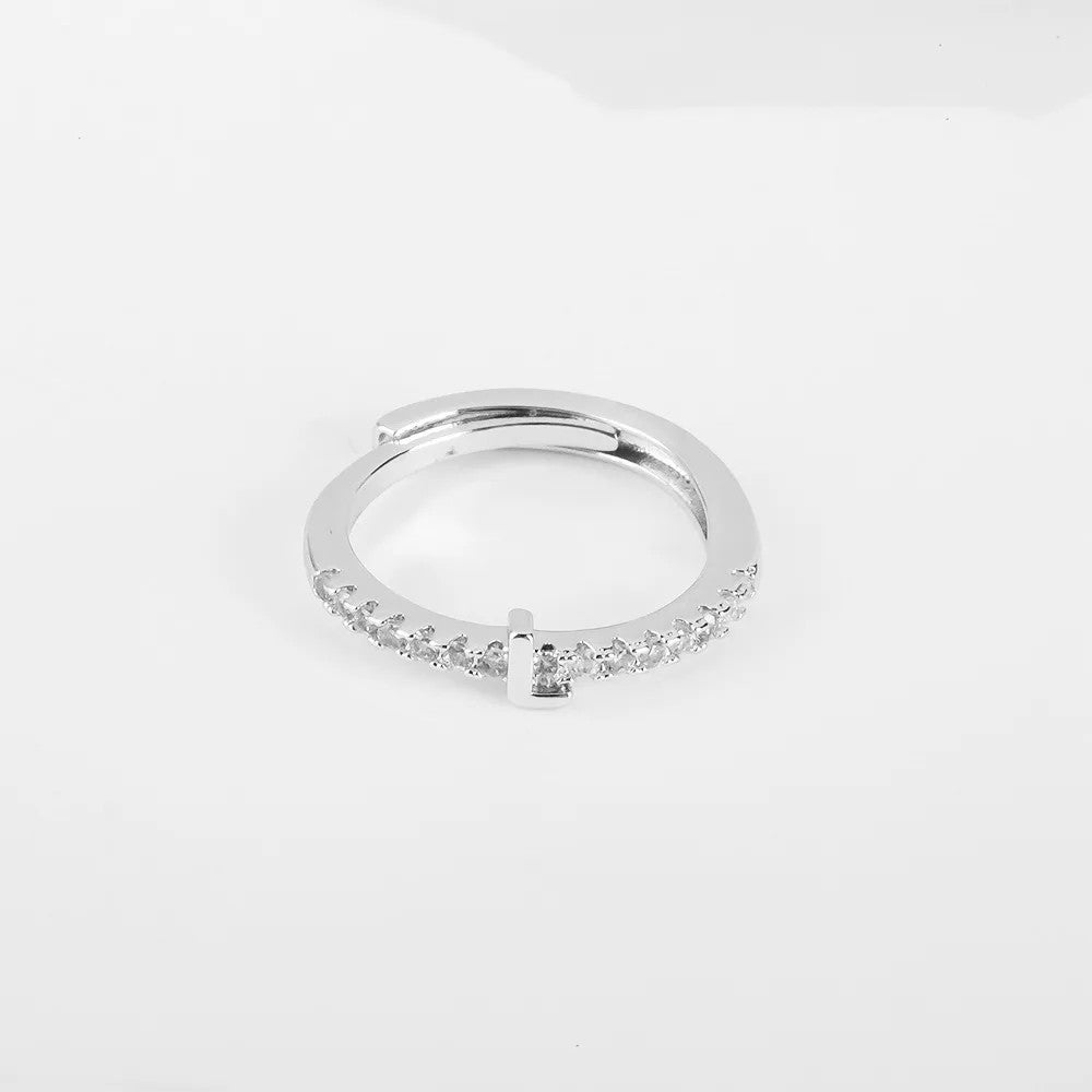 Zircon Initial Open Ring