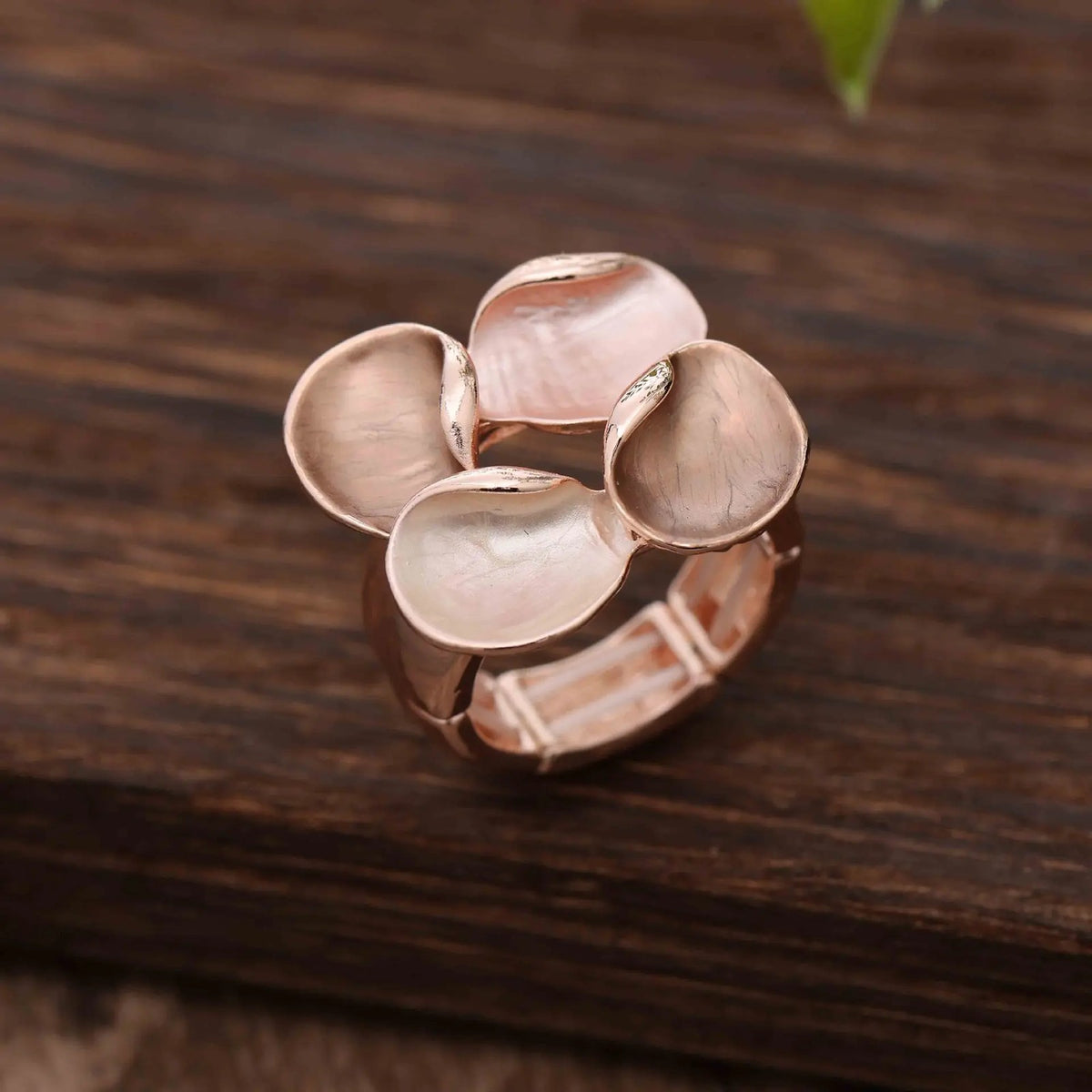 Colorful Enamel Petal Ring