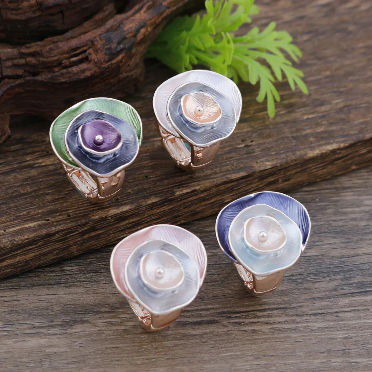 Watercolor Flower Ring