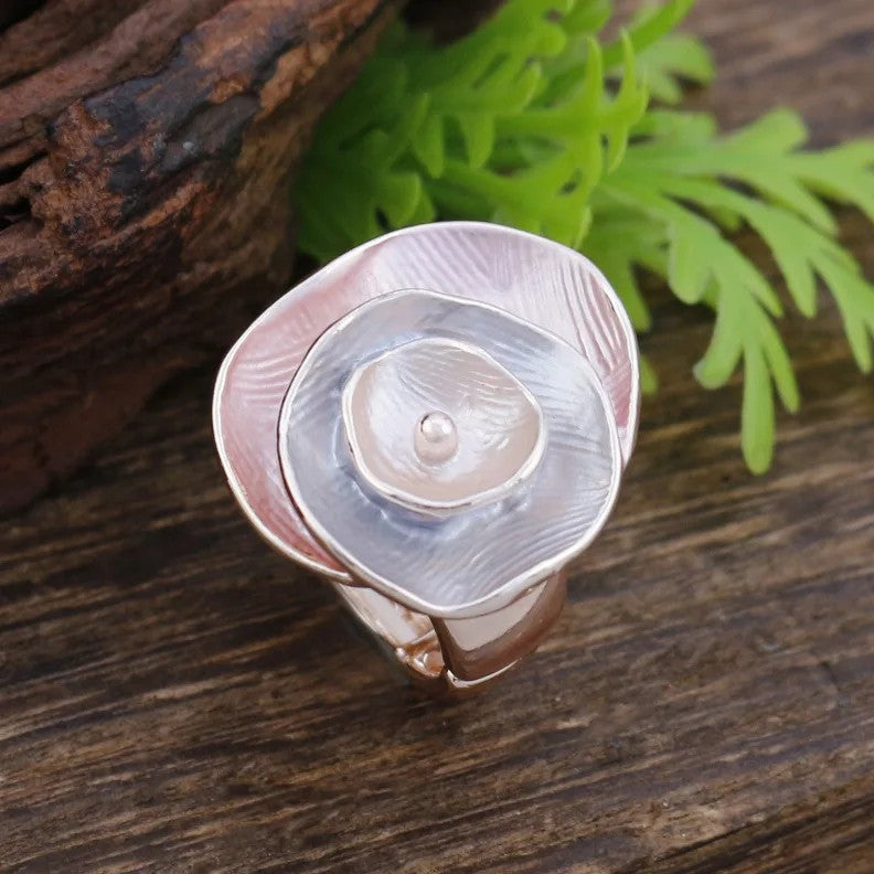 Watercolor Flower Ring