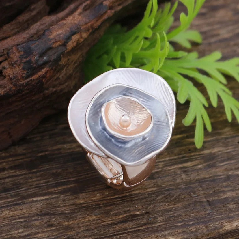 Watercolor Flower Ring