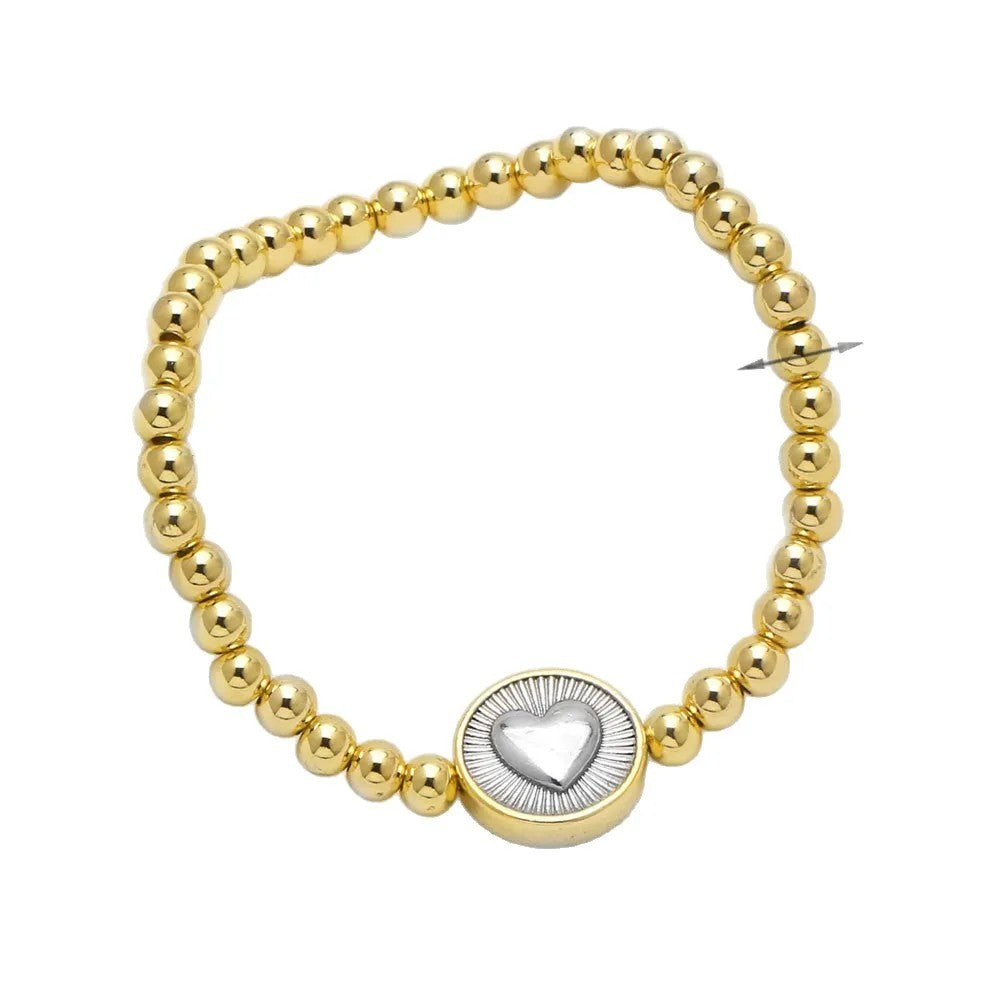 Symbolic Charm Beaded Bracelet
