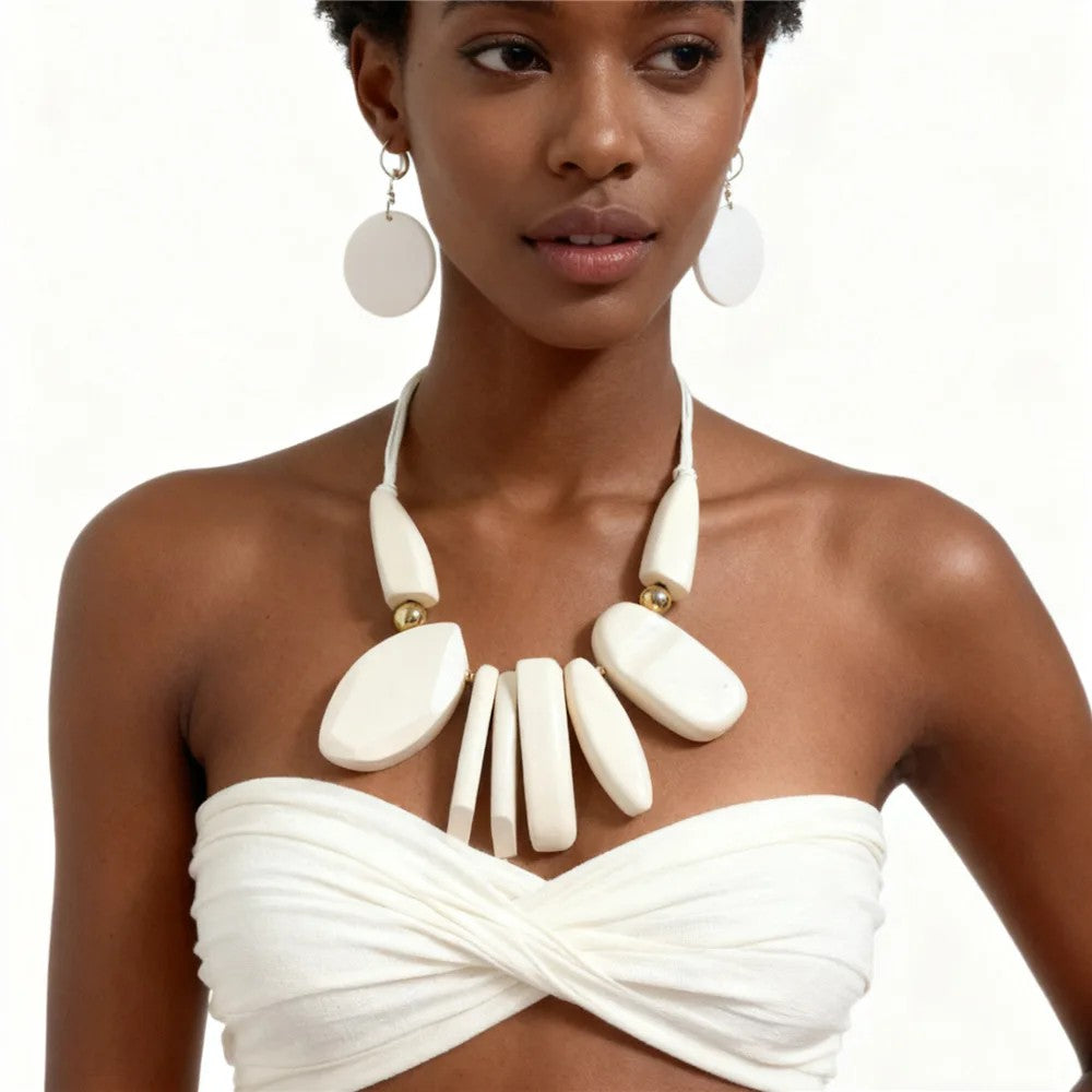 White Geometric Statement Set