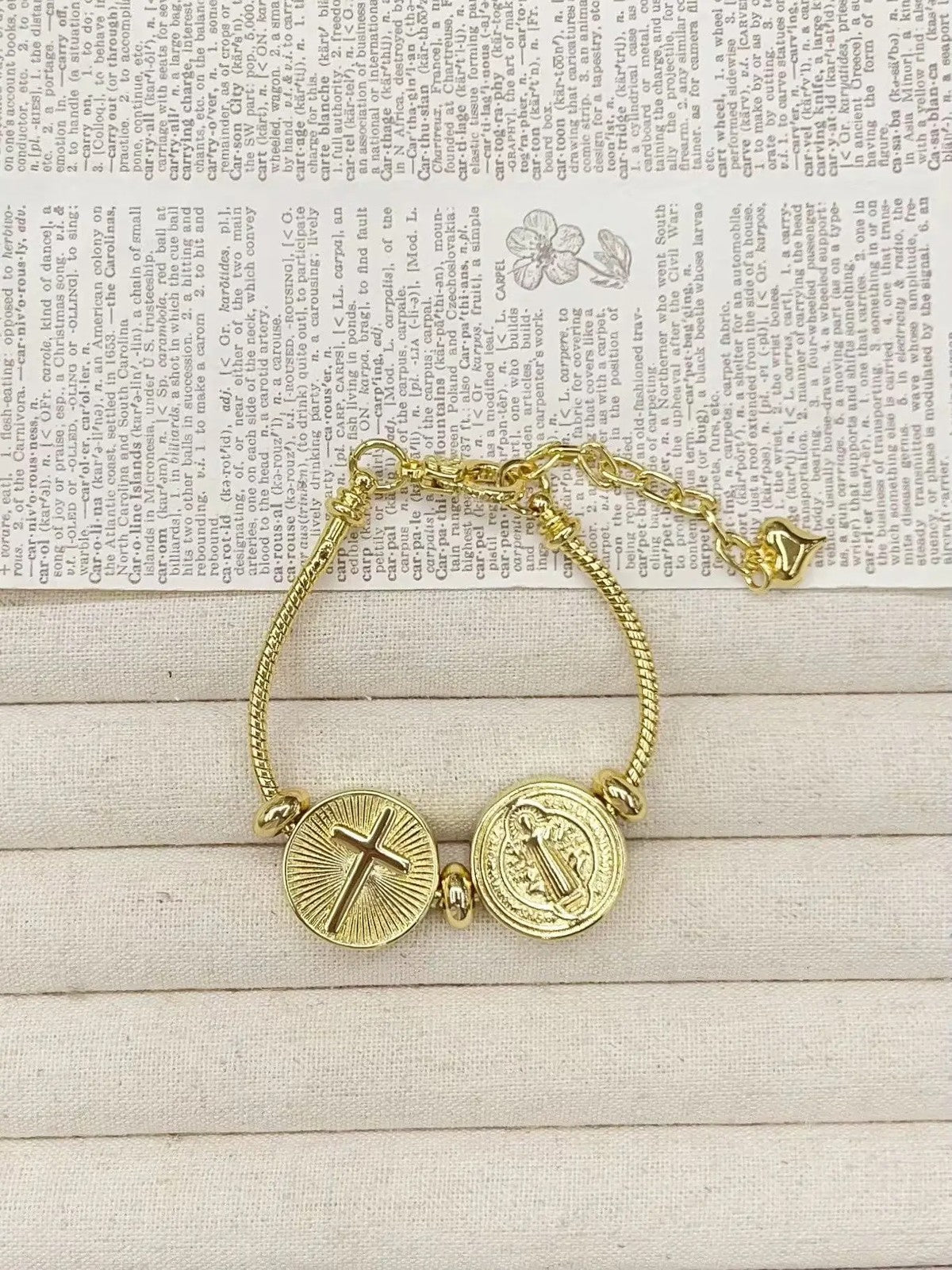 Crystal Initial Tennis Bracelet Set
