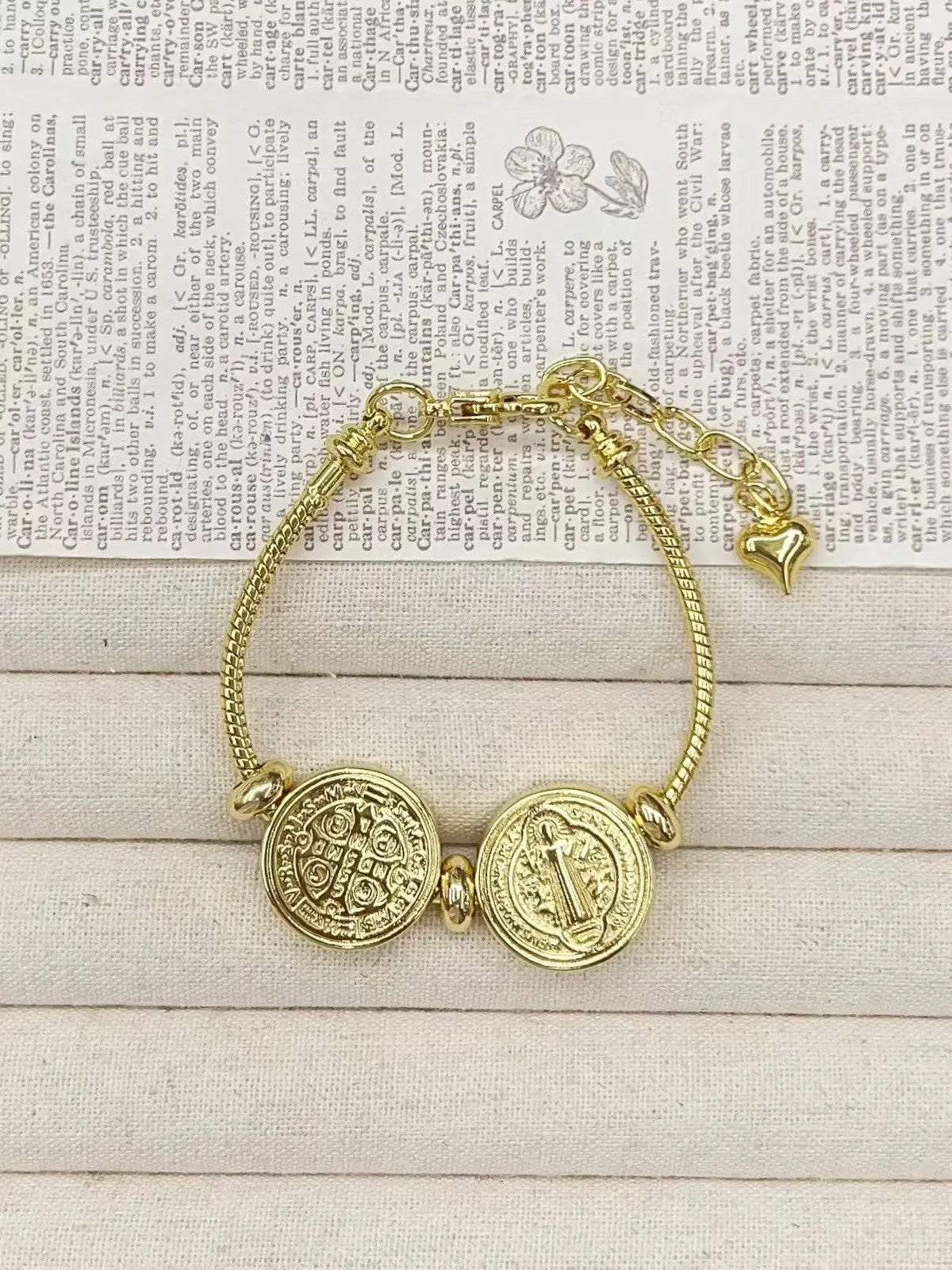 Crystal Initial Tennis Bracelet Set