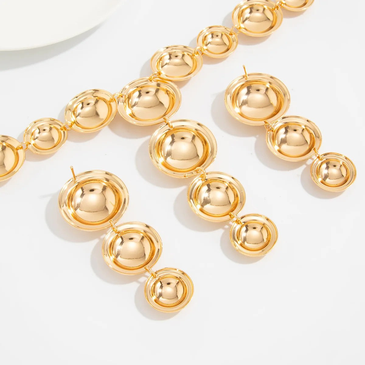Dome Necklace & Earring Set