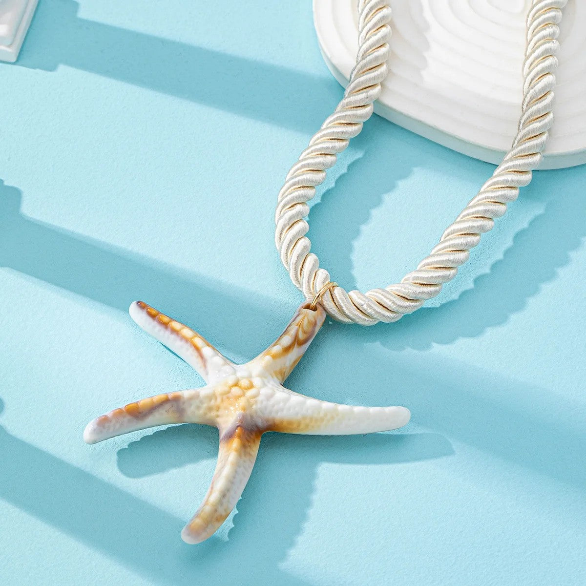 Pink Lobster Charm Necklace
