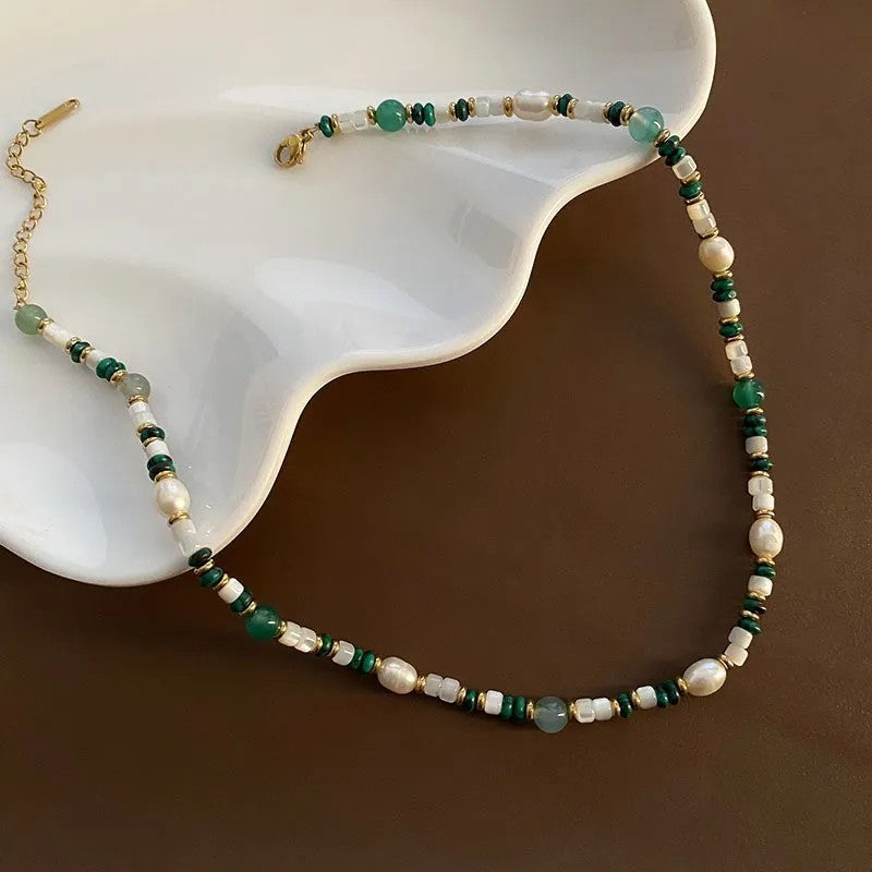 Turquoise Multi-Strand Beaded Necklace