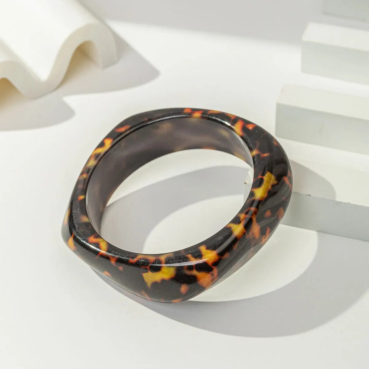 Animal Print Bangle Set