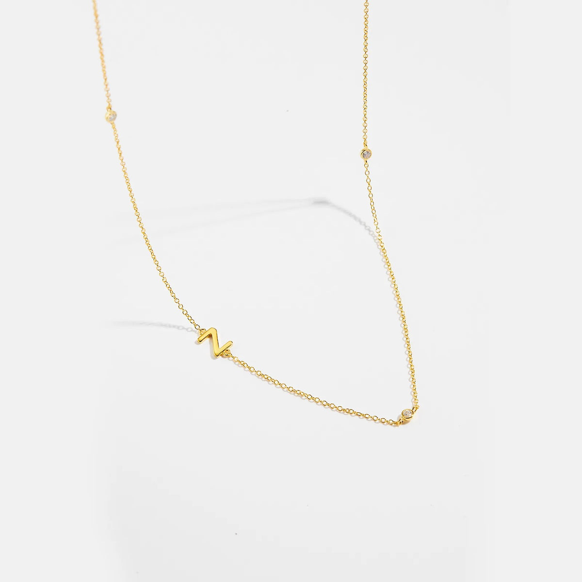 Minimalist Letter Initial Necklace