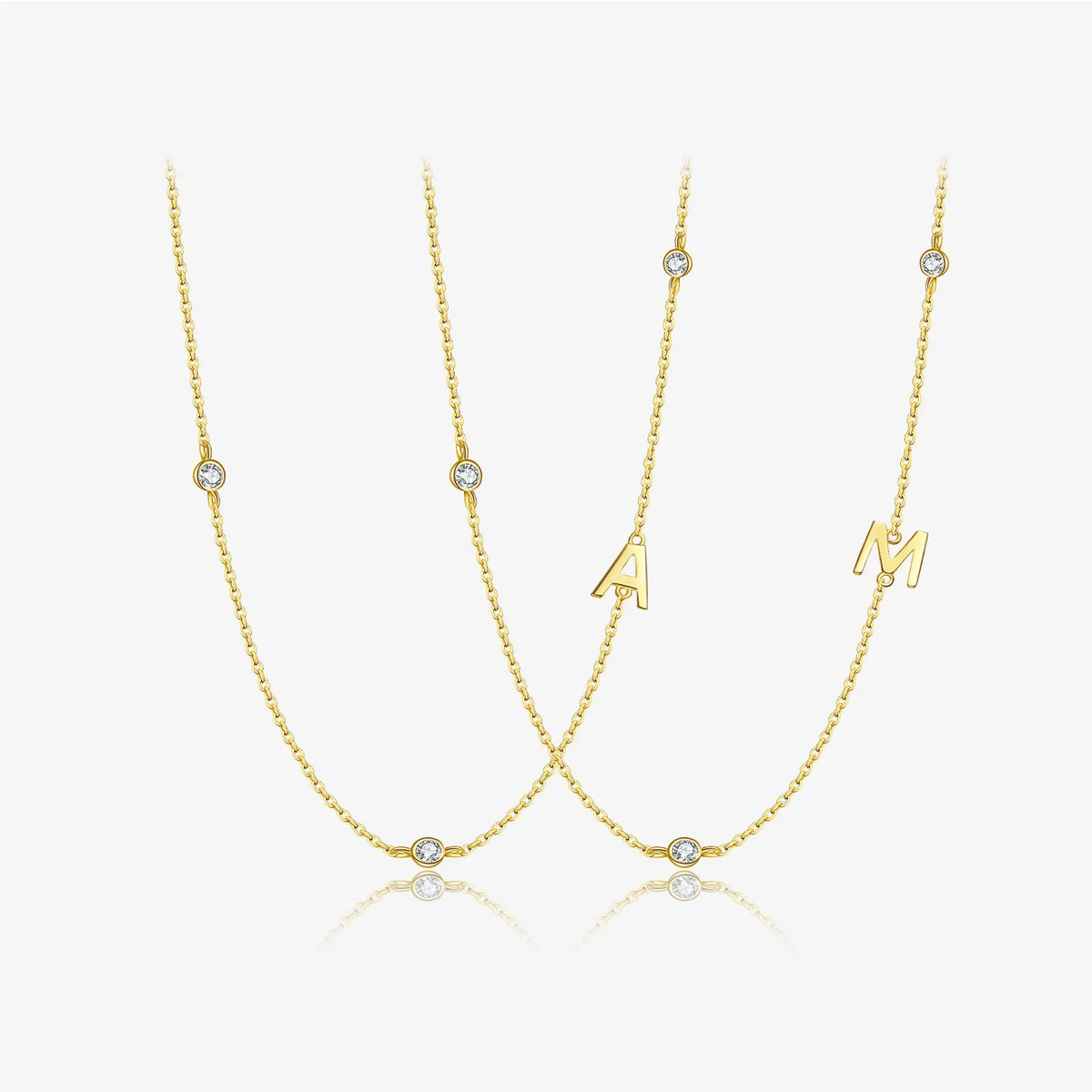 Minimalist Letter Initial Necklace