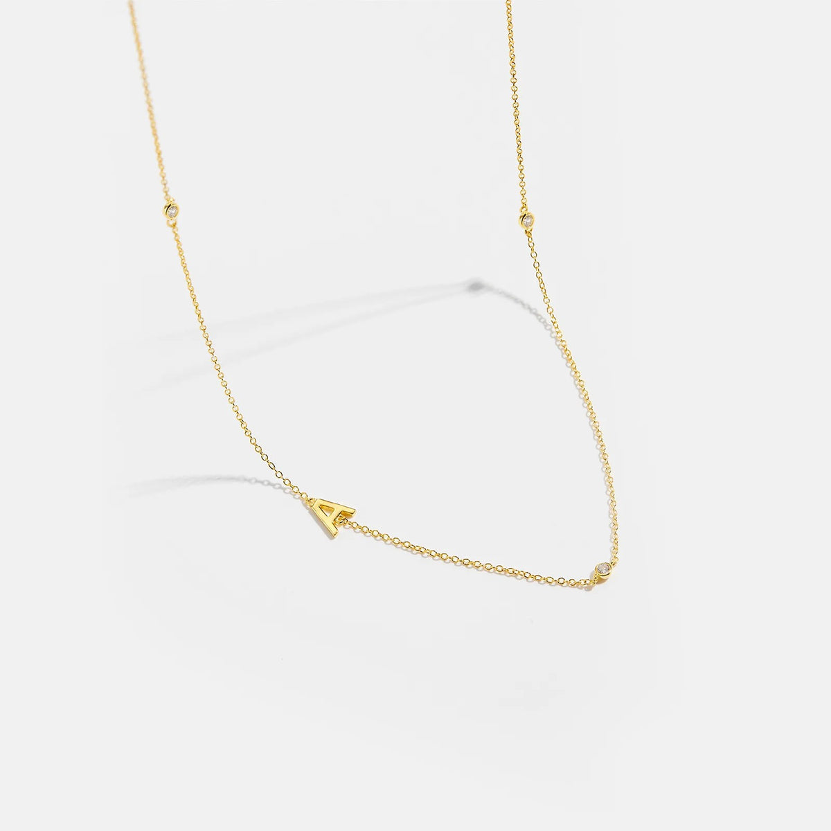 Minimalist Letter Initial Necklace
