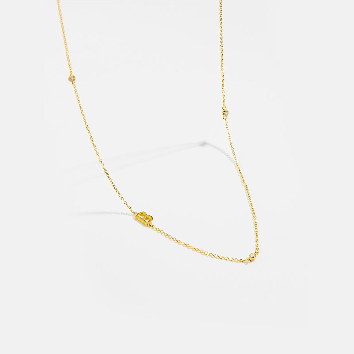 Minimalist Letter Initial Necklace