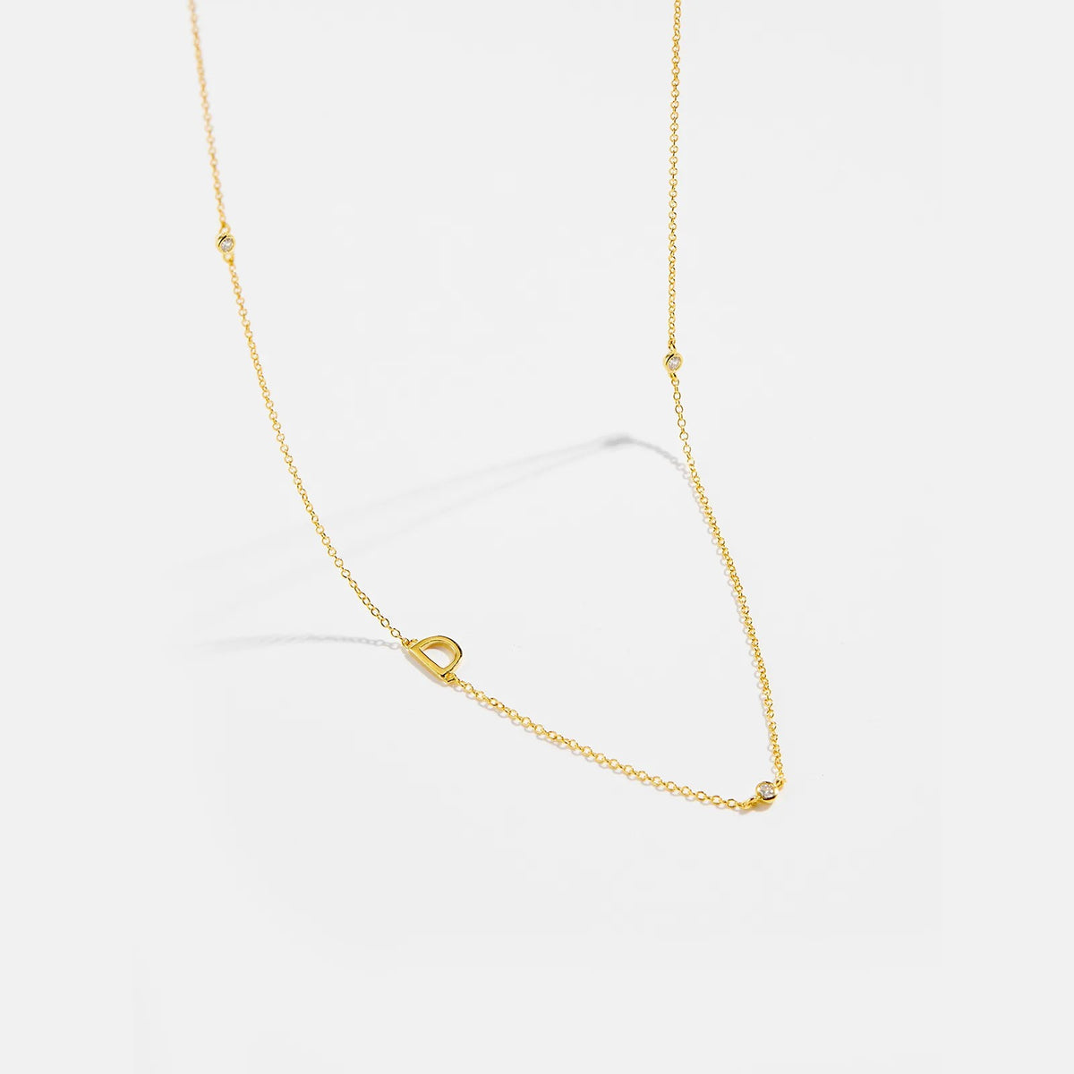 Minimalist Letter Initial Necklace