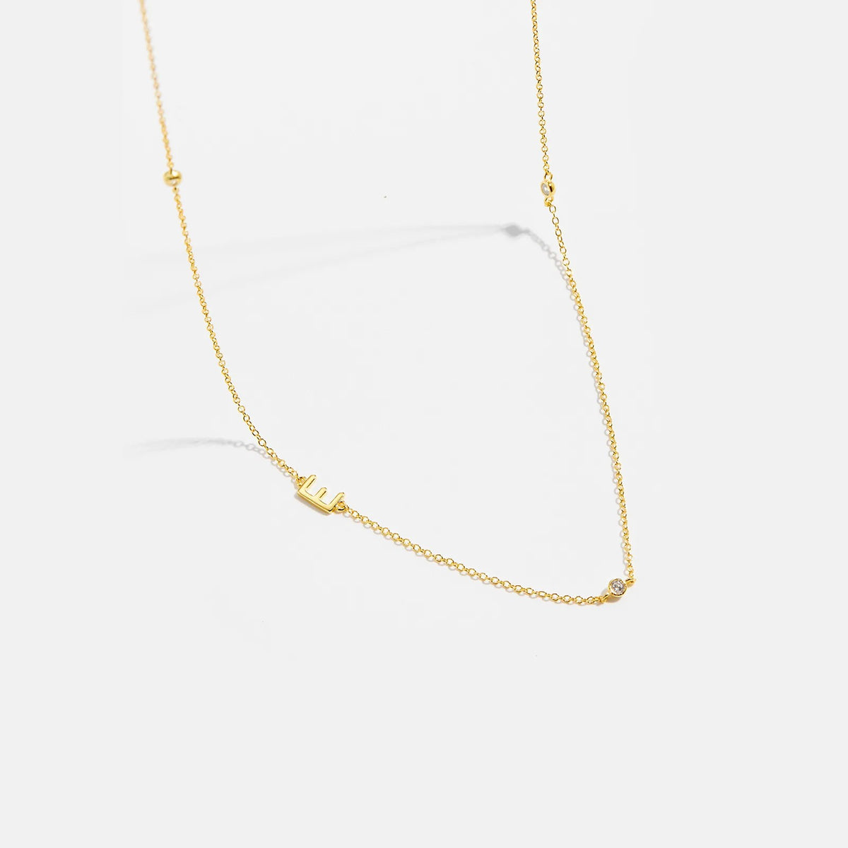 Minimalist Letter Initial Necklace