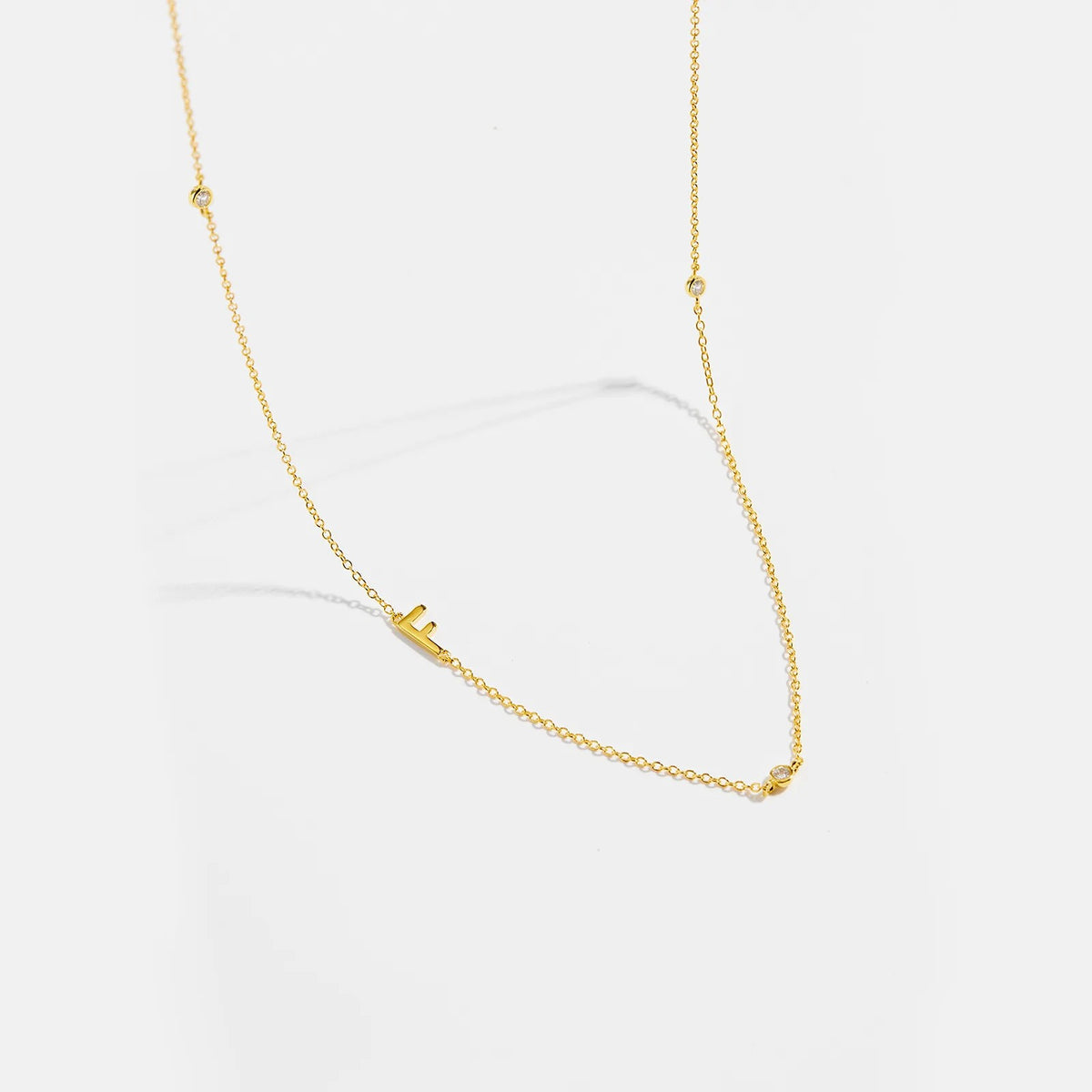 Minimalist Letter Initial Necklace