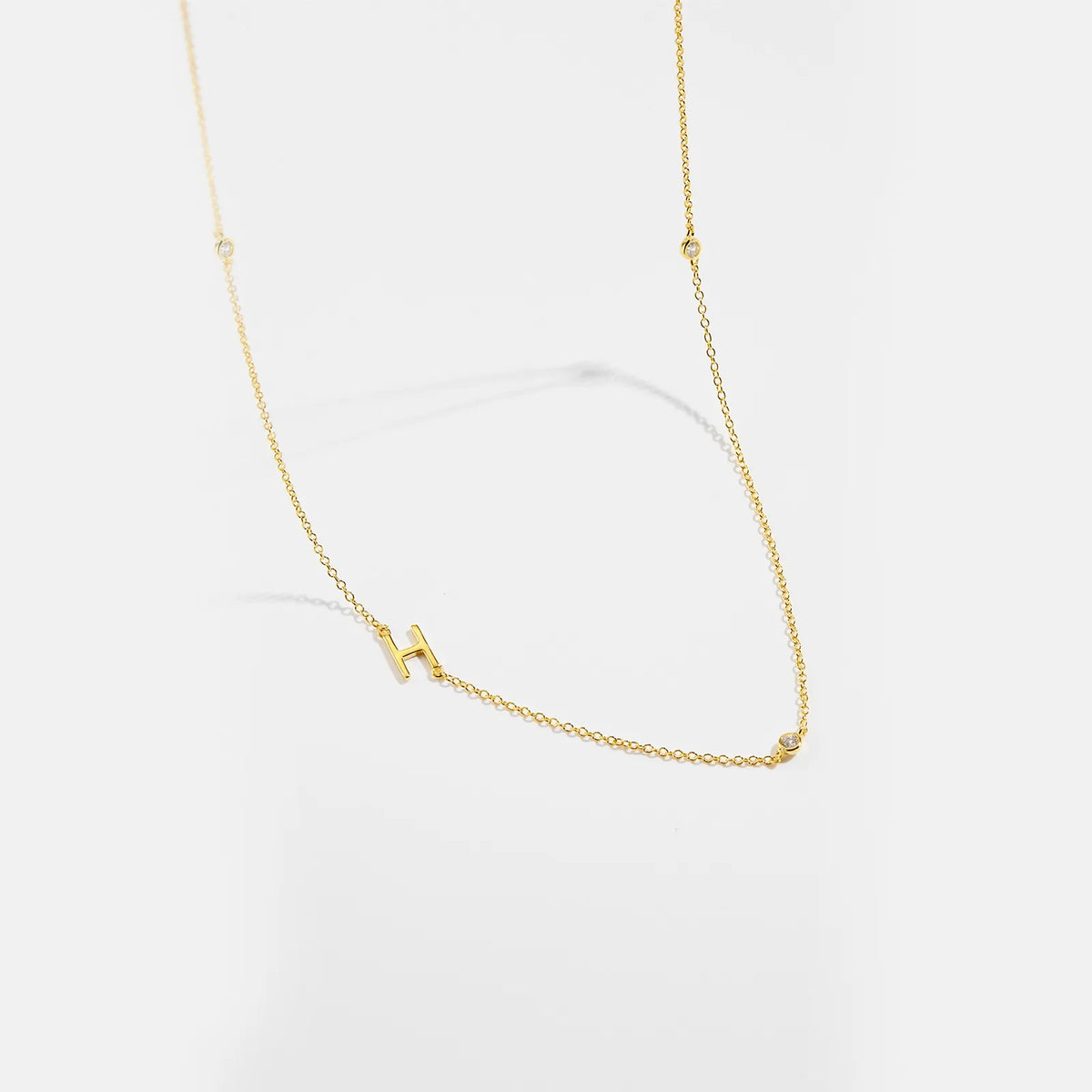 Minimalist Letter Initial Necklace