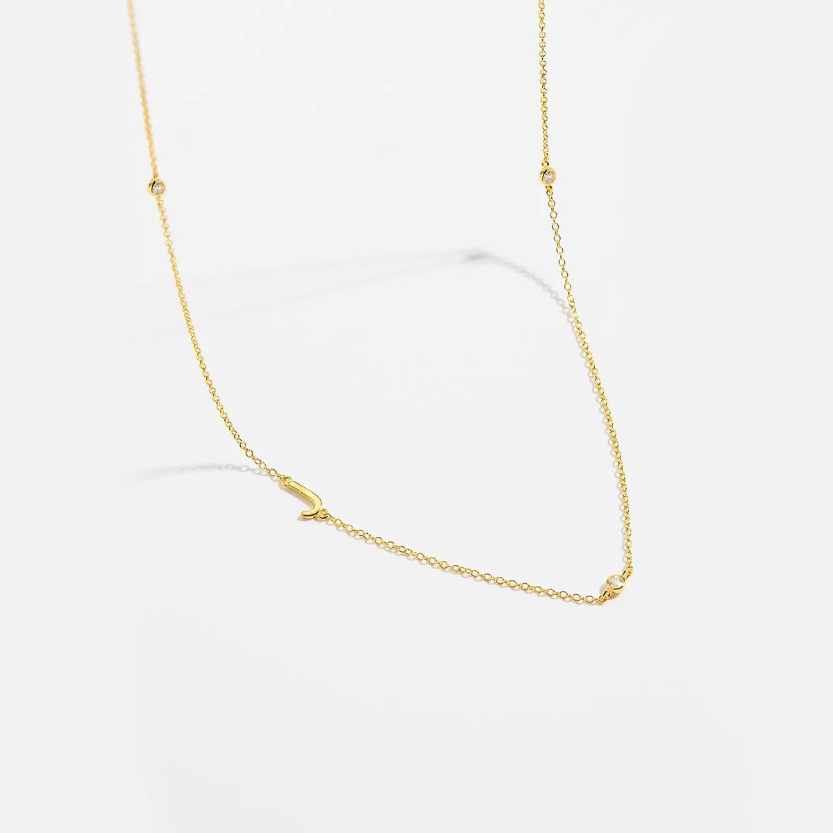 Minimalist Letter Initial Necklace