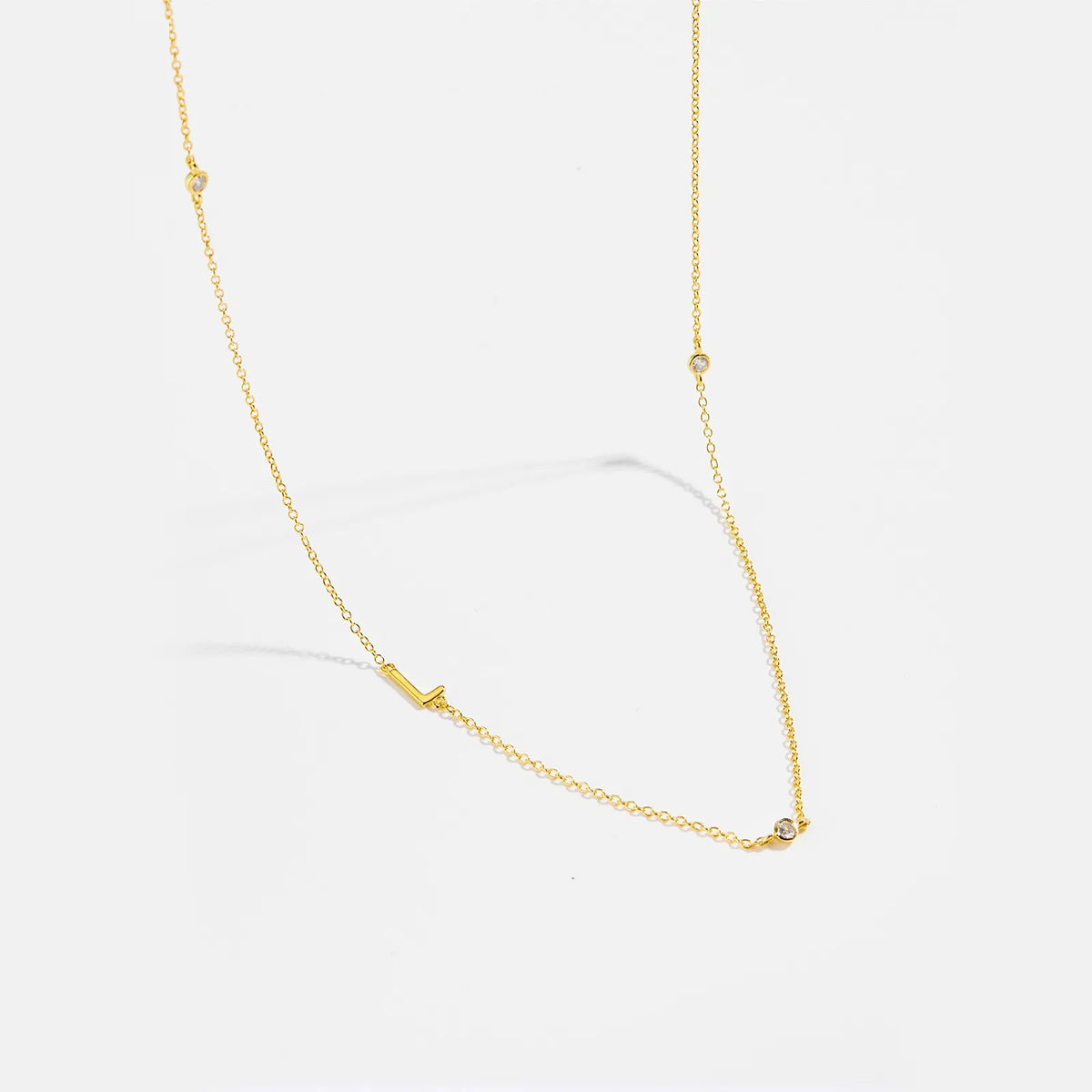 Minimalist Letter Initial Necklace