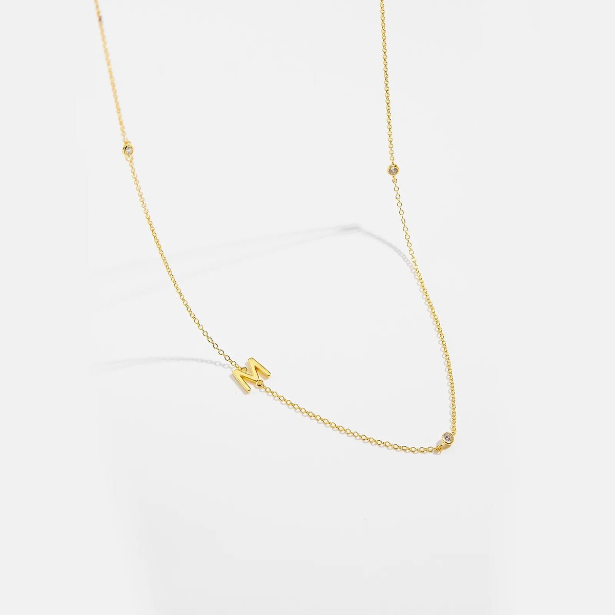 Minimalist Letter Initial Necklace