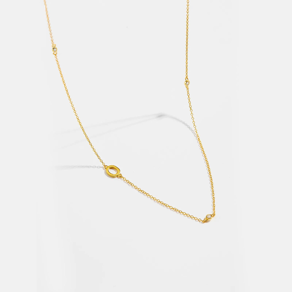 Minimalist Letter Initial Necklace