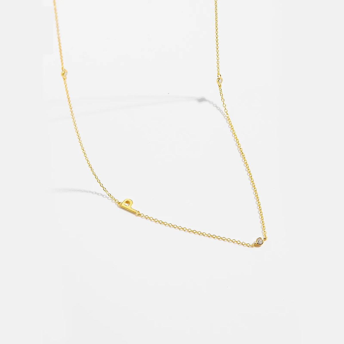 Minimalist Letter Initial Necklace