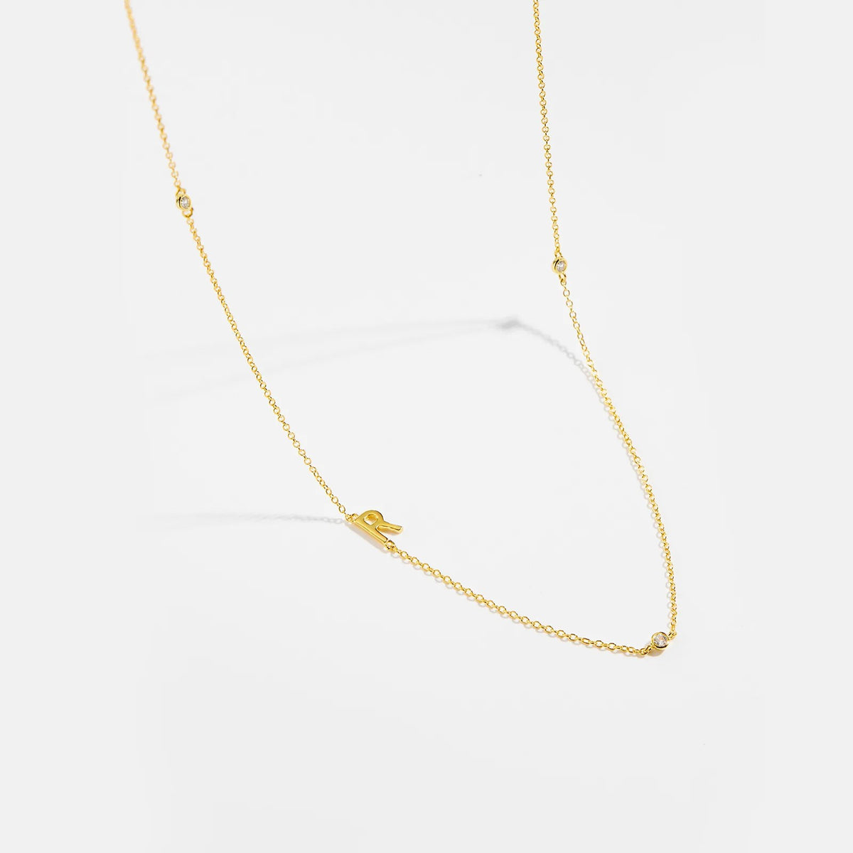 Minimalist Letter Initial Necklace