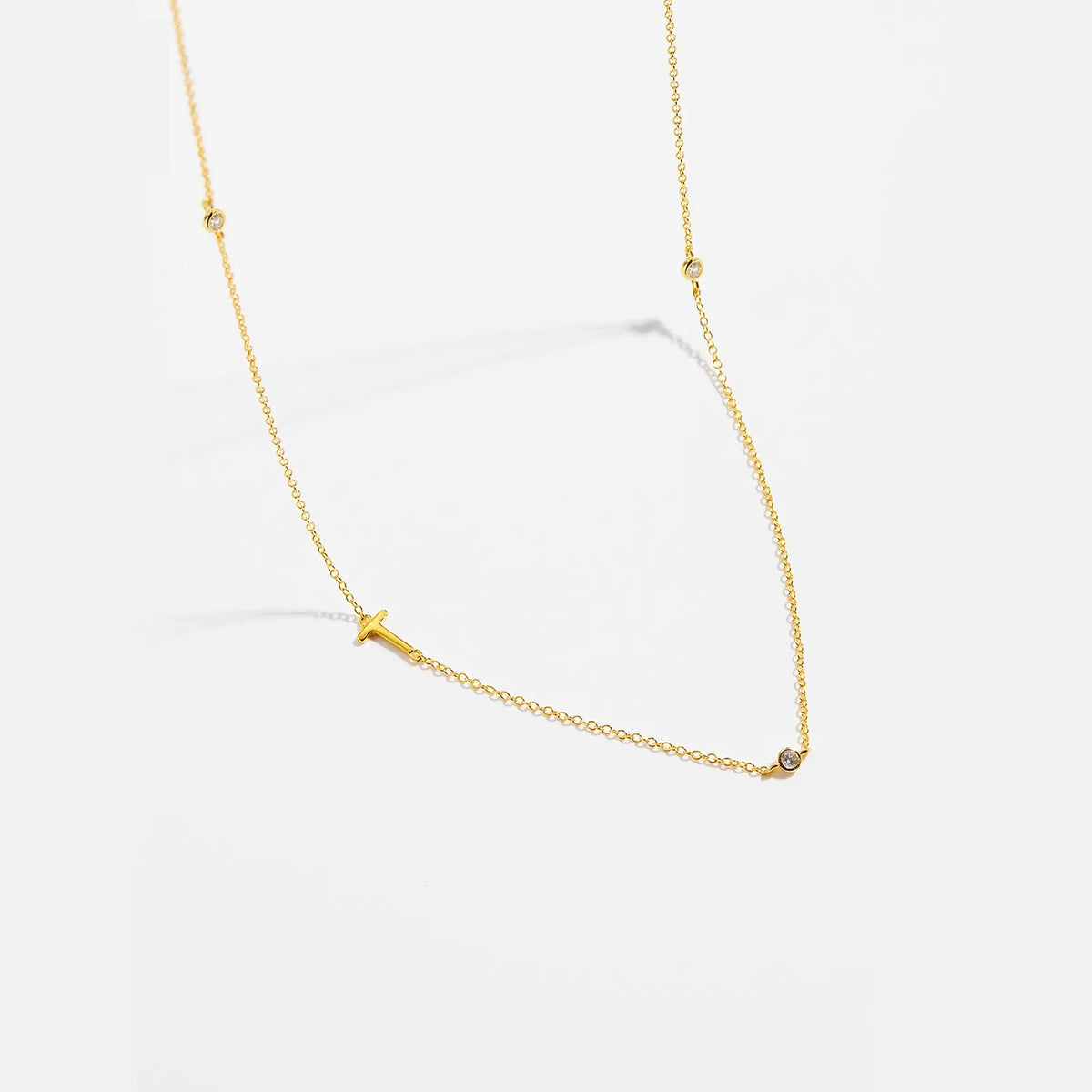 Minimalist Letter Initial Necklace