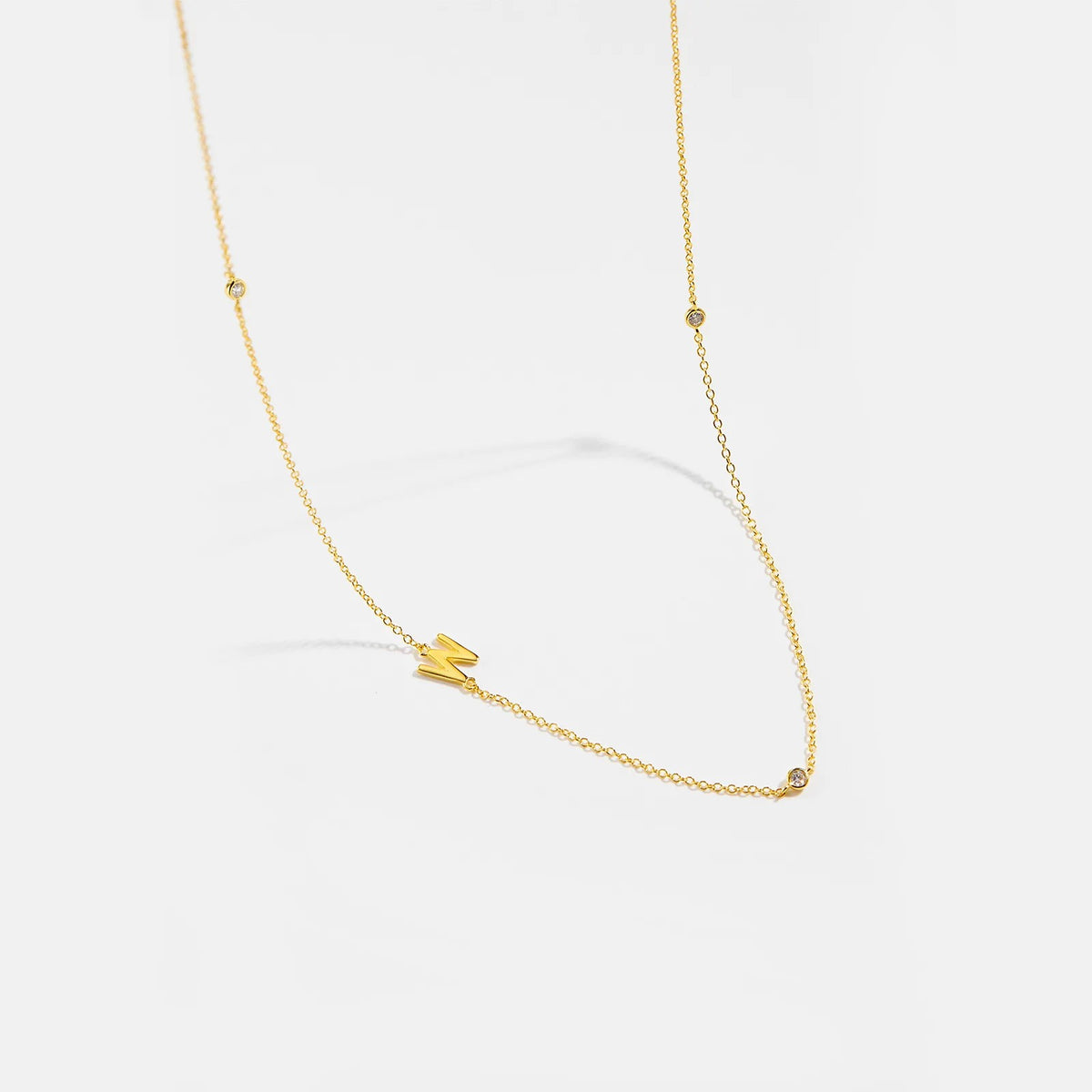 Minimalist Letter Initial Necklace