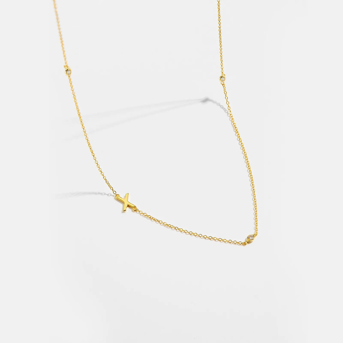 Minimalist Letter Initial Necklace