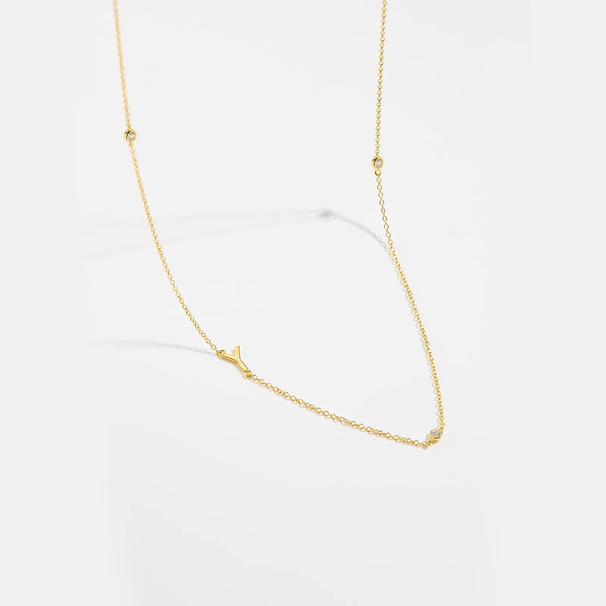 Minimalist Letter Initial Necklace