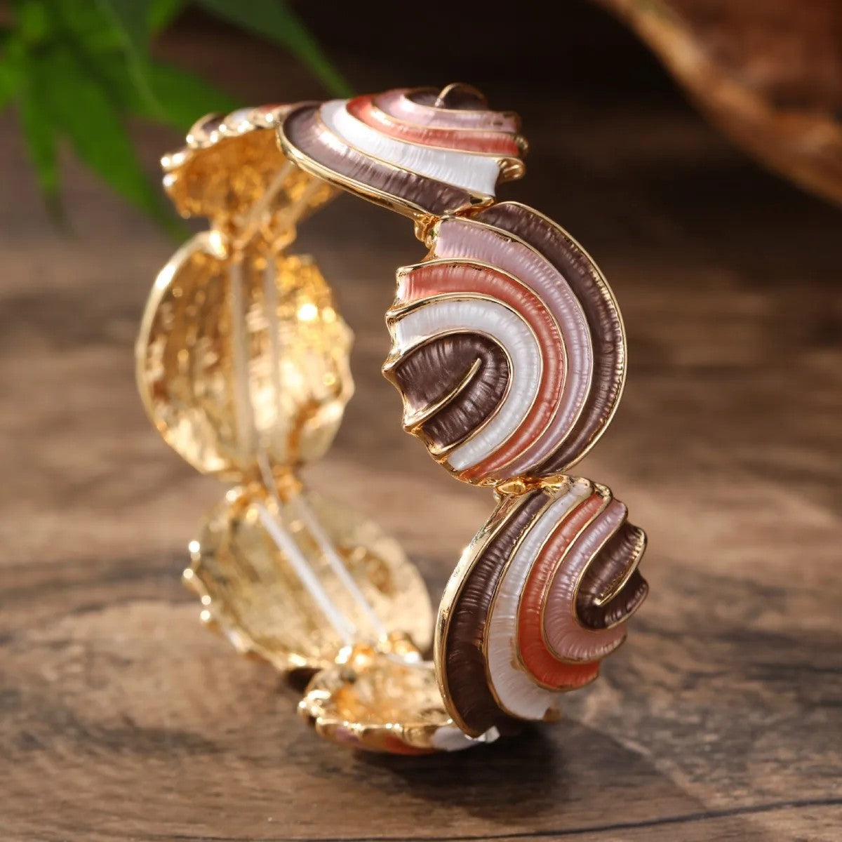 Colorful Shell Bangle