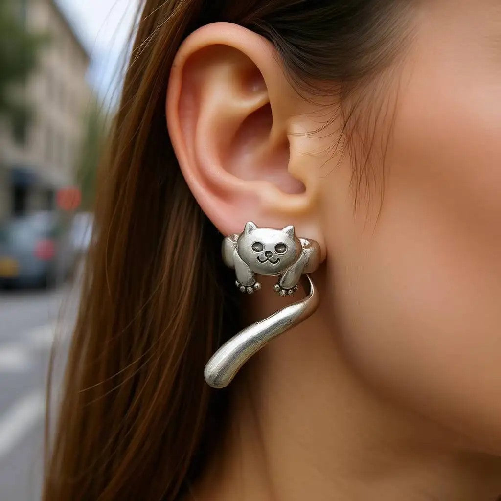 Cat Wrap Earring