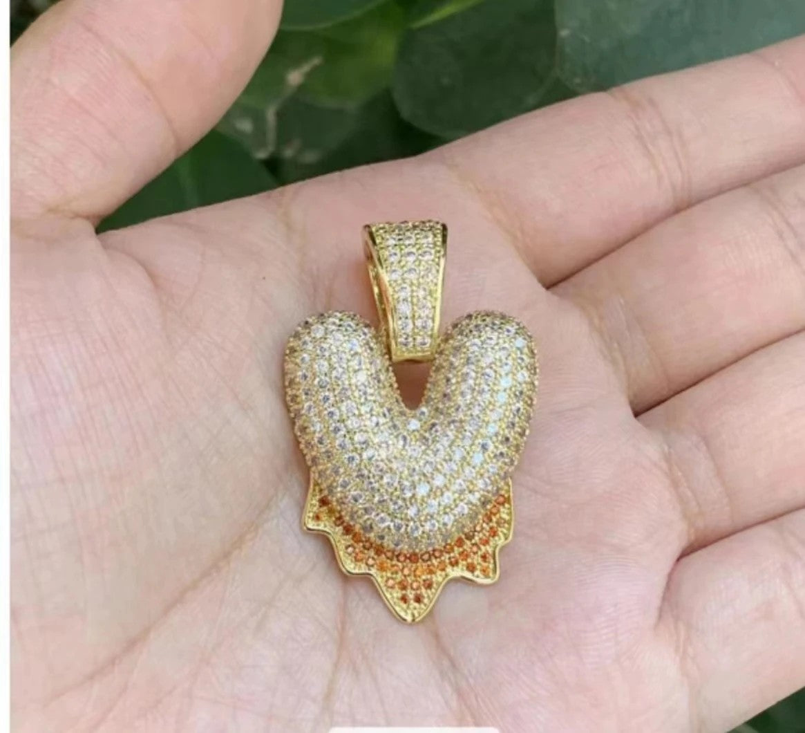 Zircon Pave Initial Necklace