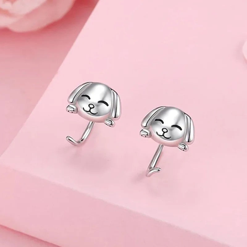 Smiling Puppy Ear Cuff
