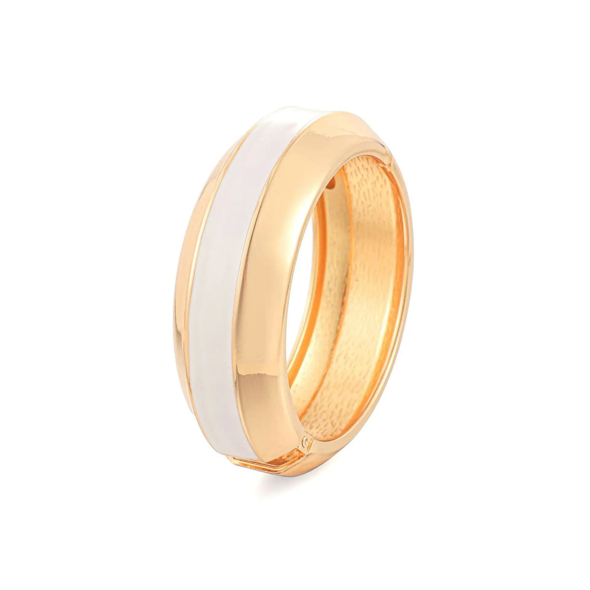 Colorful Enamel Hinged Bangle