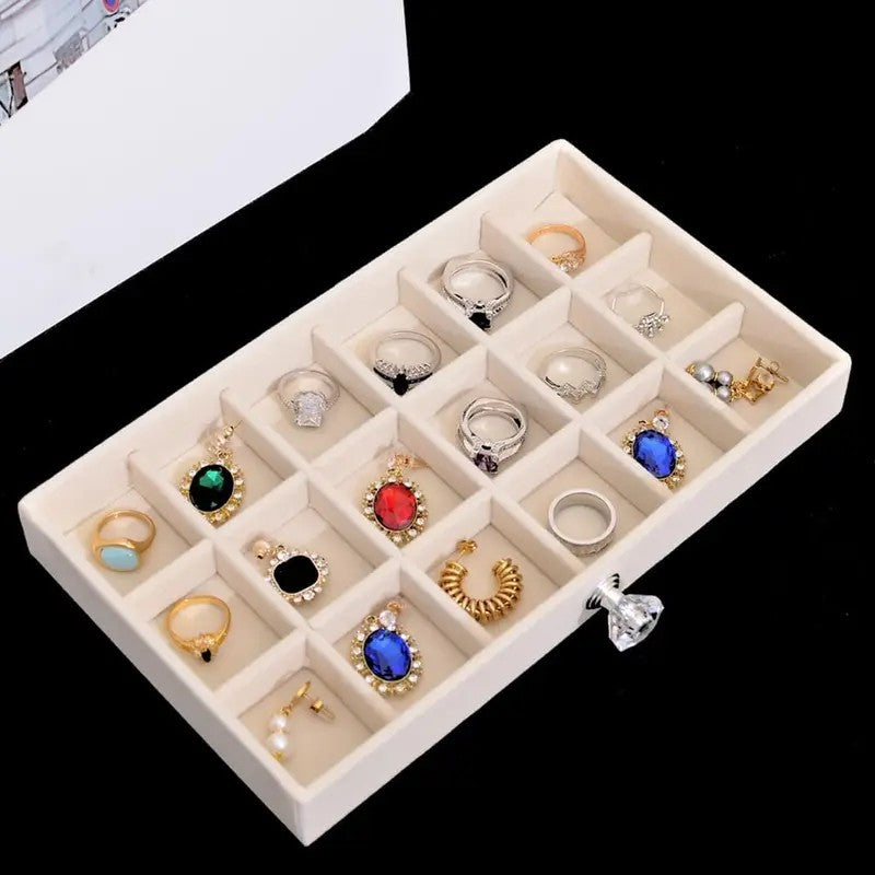 Stackable Velvet Jewelry Organizer
