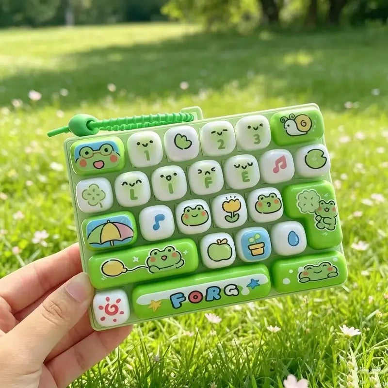 Mini Keyboard Fidget Keychain