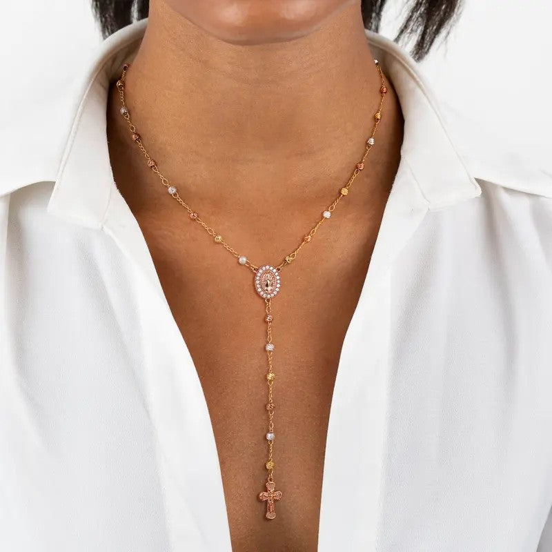 Virgin Mary Y-Pendant