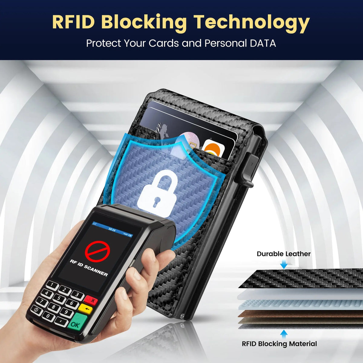 Carbon Fiber RFID Wallet
