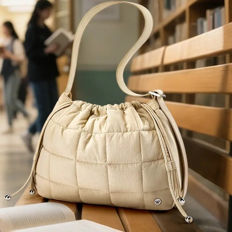 Quilted Puffer Shoulder Bag