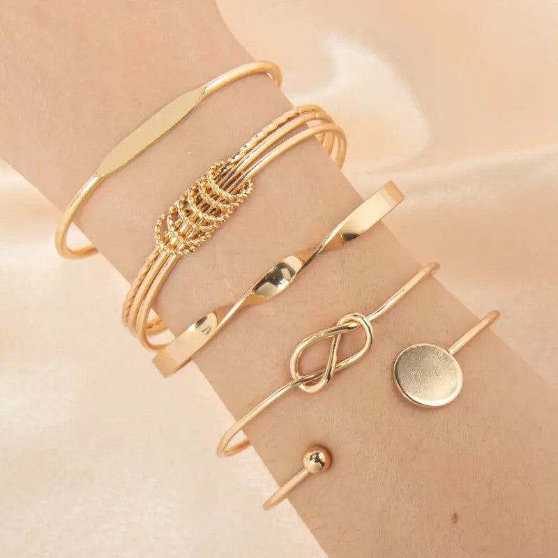 5pc Mixed Bangle Set