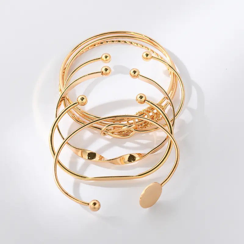 5pc Mixed Bangle Set