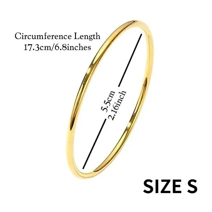 Polished Gold-Tone Cuff Bracelet