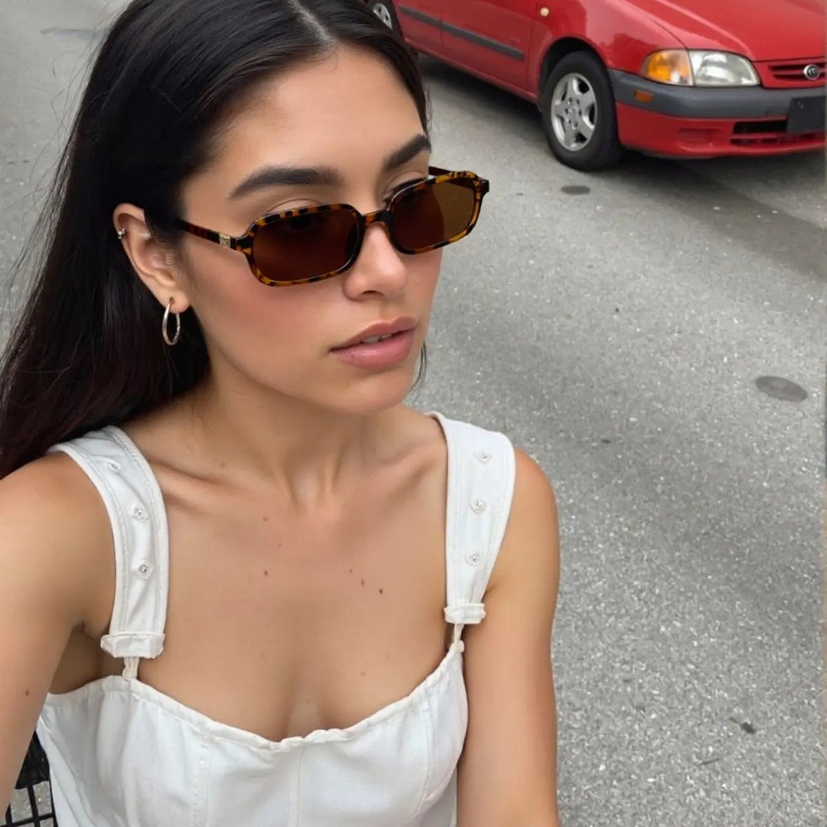 Tortoise Square Sunglasses