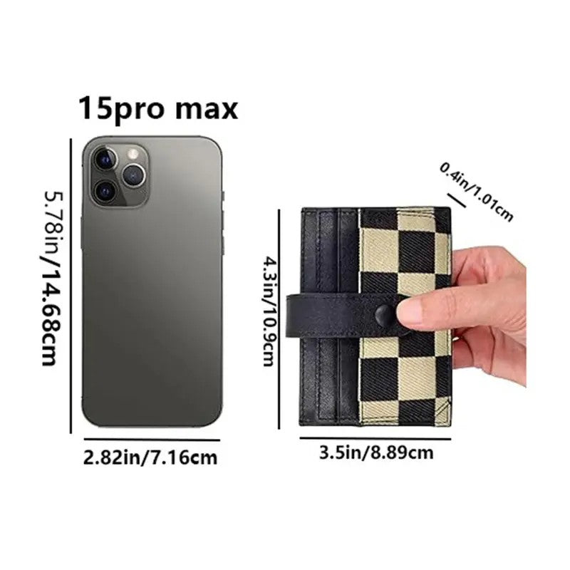 Checkerboard Card Holder