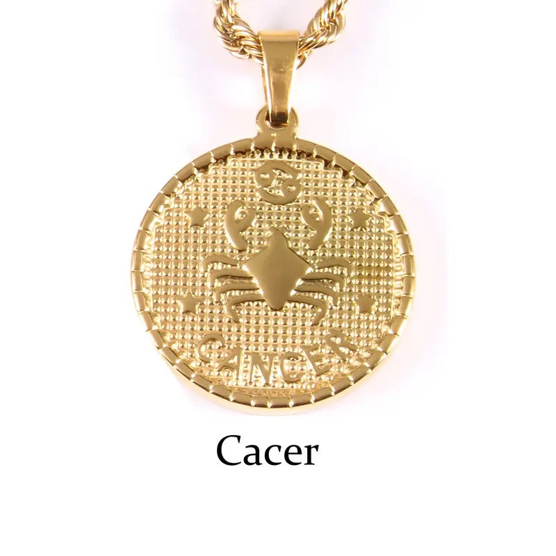 Zodiac Coin Necklace