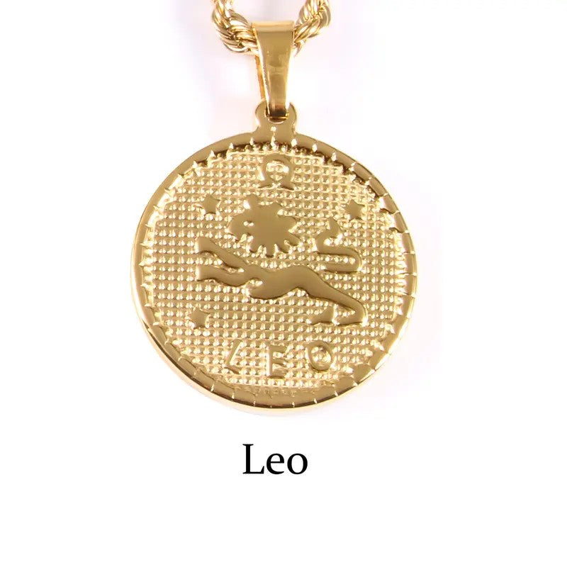 Zodiac Coin Necklace