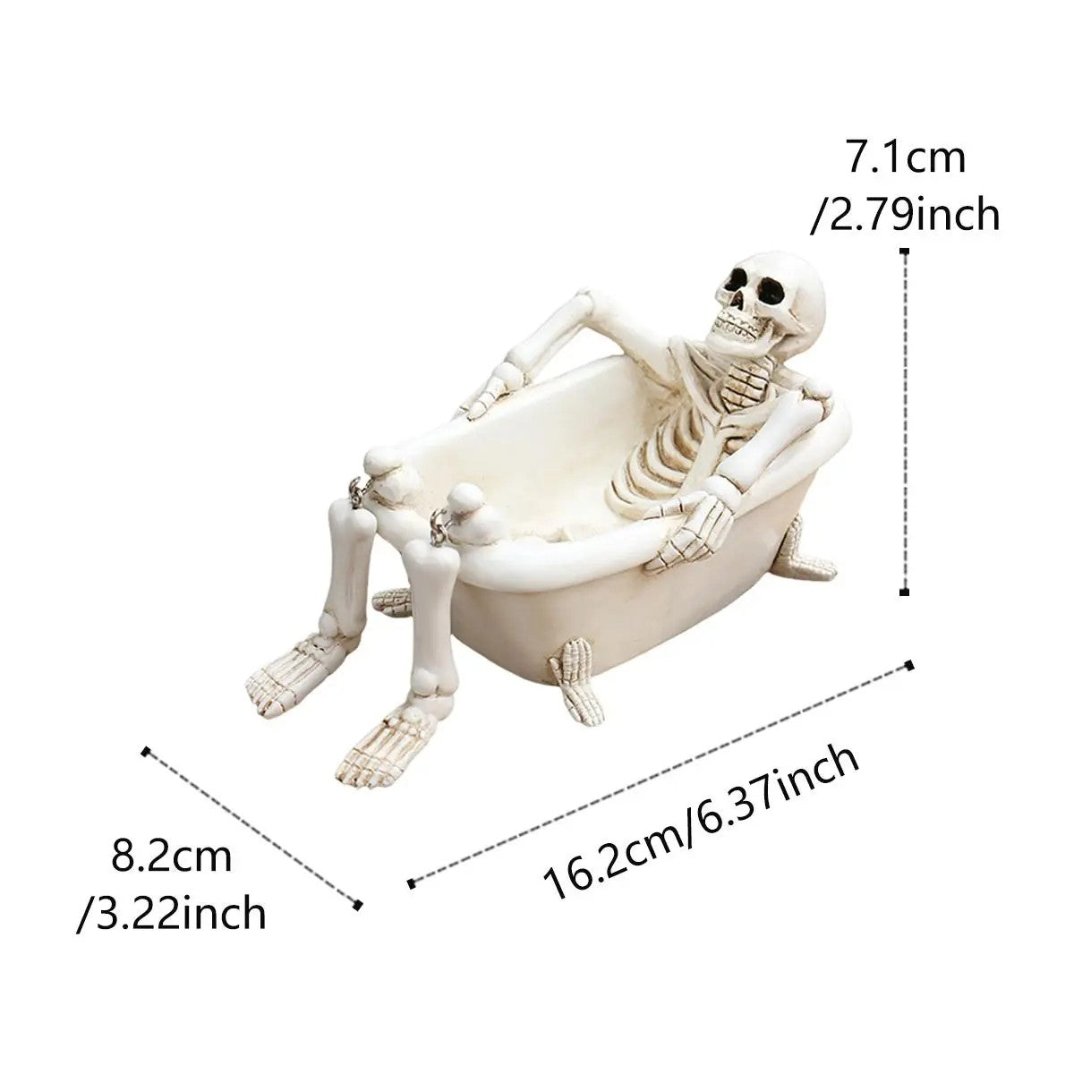 Skeleton Bathtub Planter