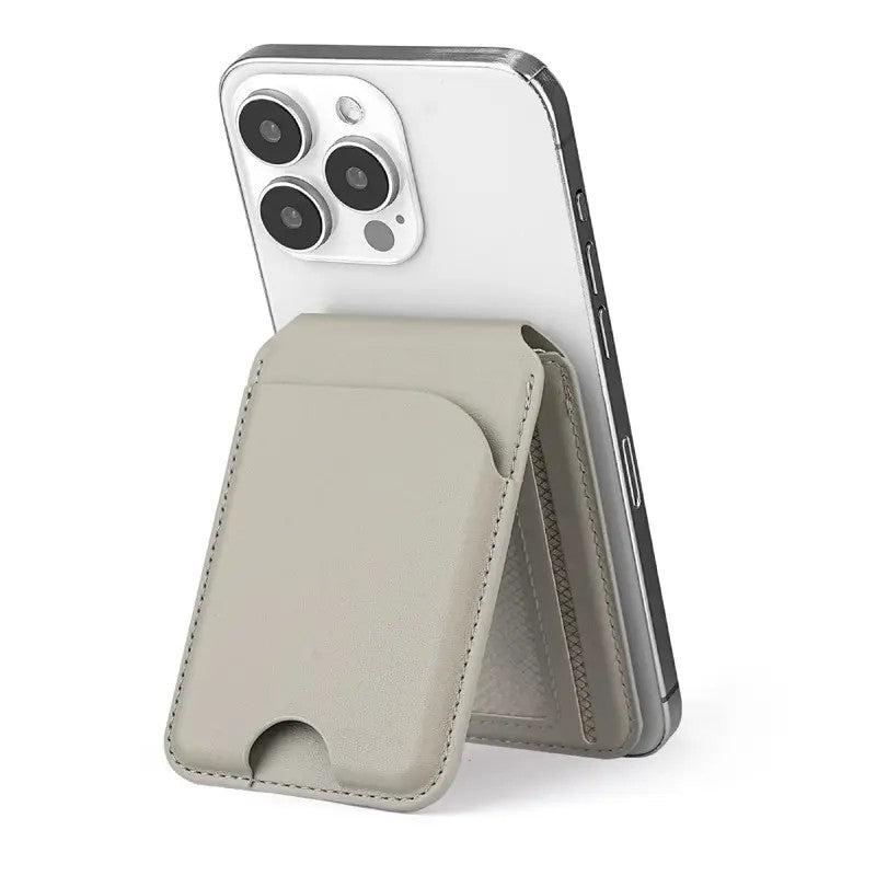 Magnetic Leather Card Wallet